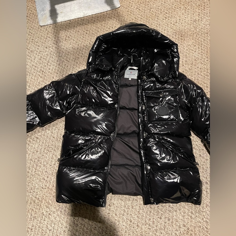 Black Moncler Bubble coat